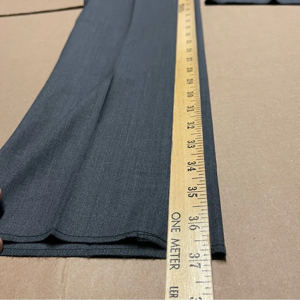 New MANTONI $449 Sharkskin Suit Men's 44R 38x36 Gray 100% WOOL Jacket Pants - Picture 15 of 16